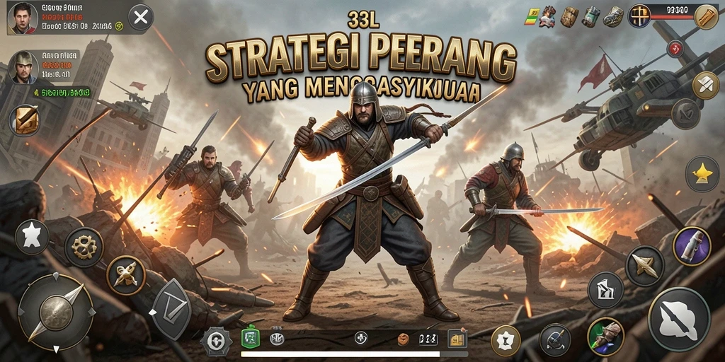 Tampilan gameplay 33L yang intens dan penuh strategi.