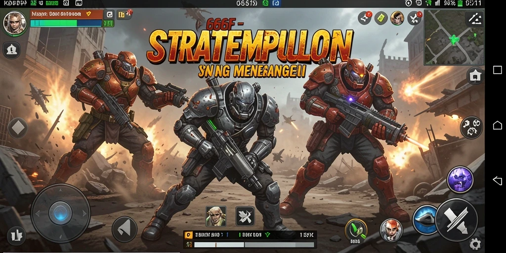 Screenshot gameplay SLG 666F yang menegangkan dan penuh strategi.