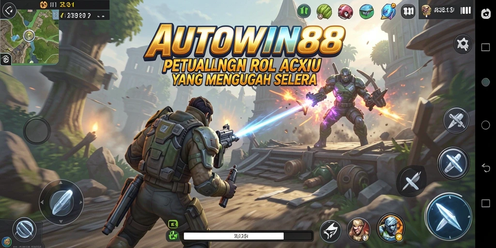 Screenshot AUTOWIN88 menunjukkan aksi seru dalam gameplay ARPG.