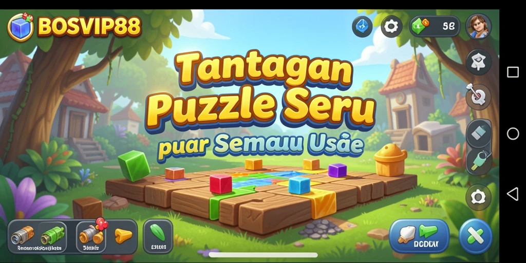 Tampilan gameplay menarik dari BOSVIP88 yang penuh dengan teka-teki.