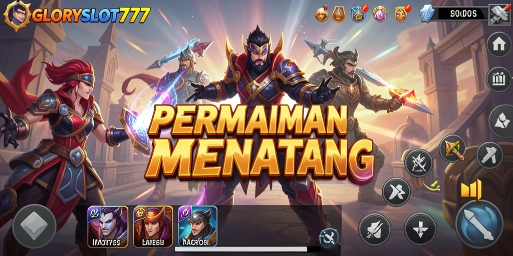 Tampilan menarik dari gameplay GLORYSLOT777 yang penuh strategi.