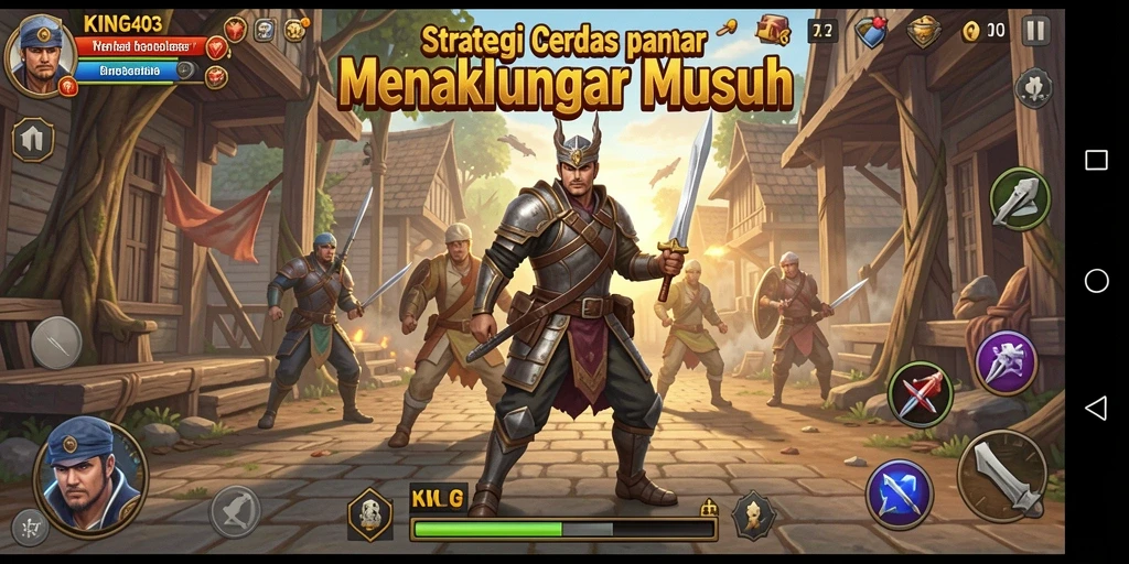 Tampilan gameplay menarik dalam KING403 dengan desain yang strategis.