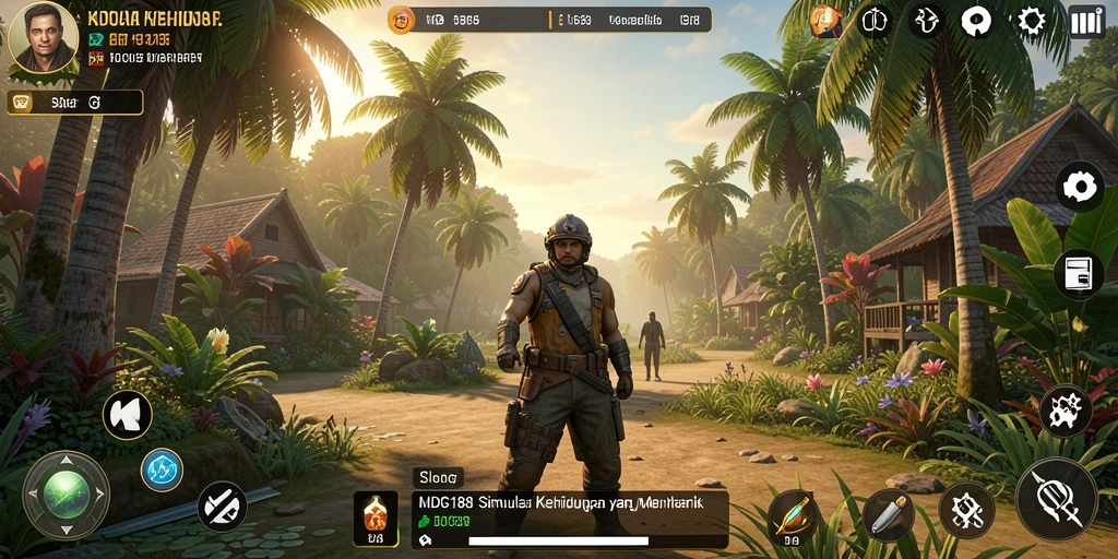 Tampilan MDG188 dengan gameplay simulasi yang interaktif dan menarik.