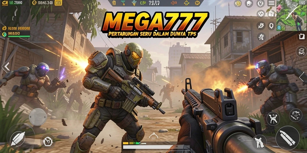 Cuplikan gameplay seru dari MEGA777 yang menampilkan aksi TPS.