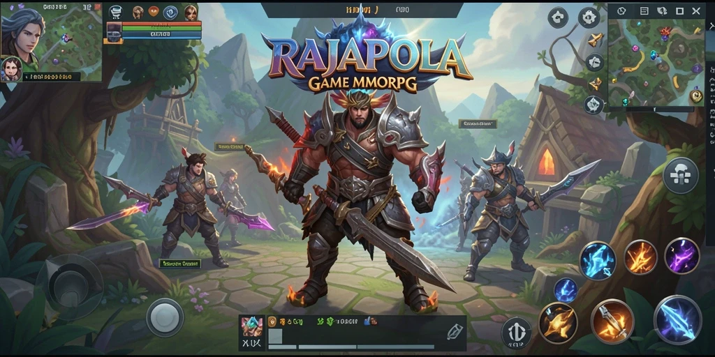 Screenshot RAJAPOLA menampilkan aksi seru dalam gameplay MMORPG.