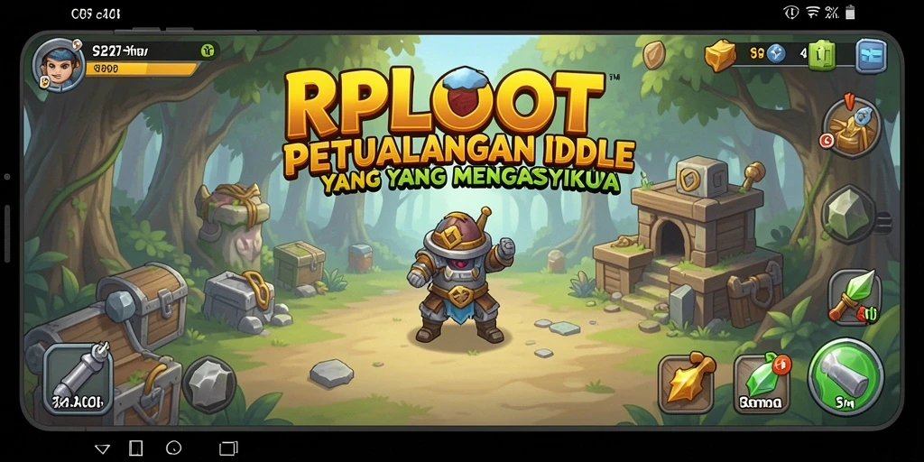 Tangkapan layar RPLOOT menampilkan gameplay santai yang seru.