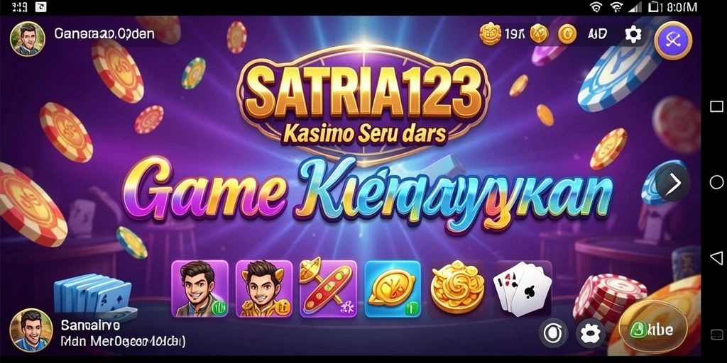 Tampilan gameplay yang mengasyikkan di SATRIA123 dengan berbagai pilihan permainan kasino.