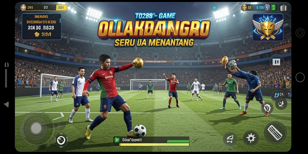 Tampilan gameplay seru dalam TO288 yang penuh aksi olahraga.