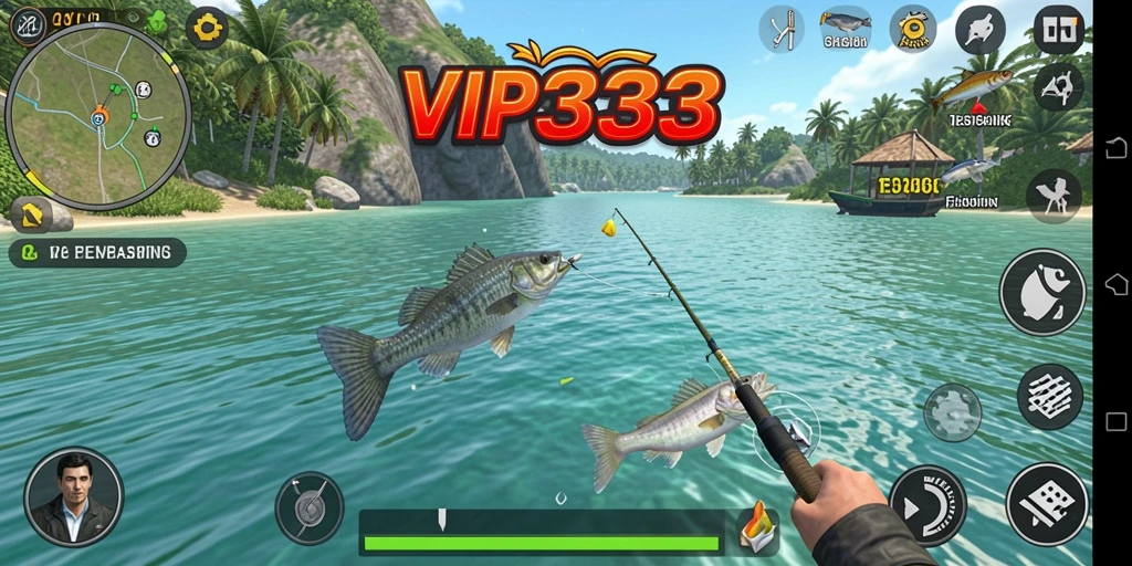 Gameplay seru dengan pengalaman memancing yang nyata.